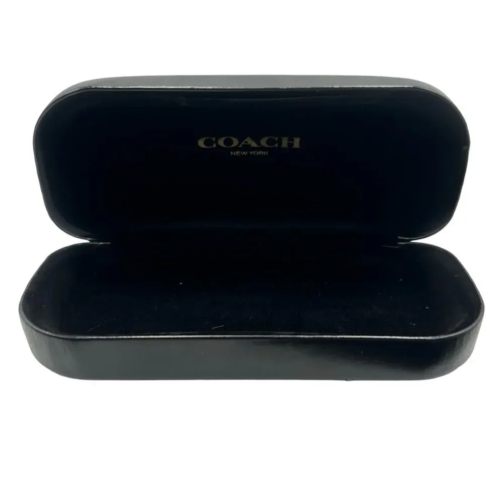 COACH women's / men's / unisex  sunglasses case with cleaning fabric